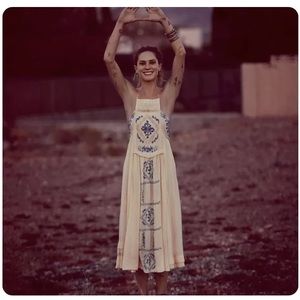 Free People Diamonds in the Sky Midi Dress - S